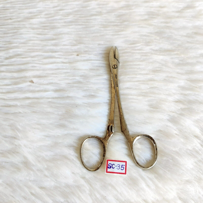 Vintage Medical Metal Scissors Down London Decorative Old Collectible Rare SC35