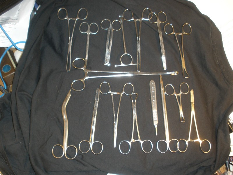 16 INSTRUMENTS STAINLESS STEEL MANY MADE IN GERMANY