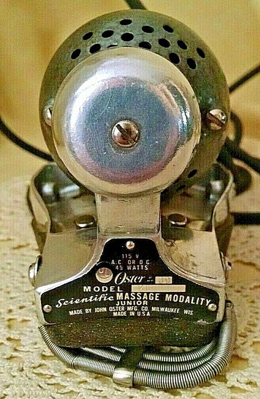 OSTER SCIENTIFIC JR MASSAGE INSTRUMENT MODEL 6-01 ORG BOX ELECTRIC SWEDISH USA. gallery
