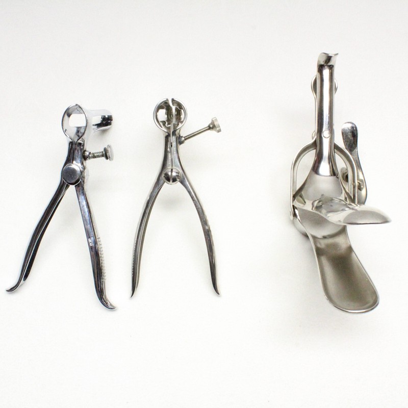 Lot of 3 Stainless Gynecology Medical Instrument Tool Vaginal Rectal Speculum gallery