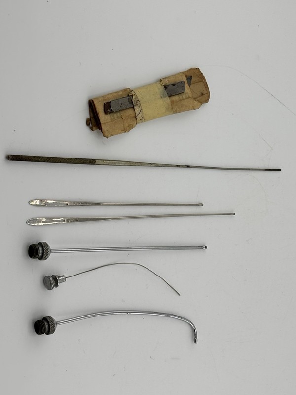 Vintage Medical Instrument Lot Needles Probes Attachments Surgical ENT Urology gallery