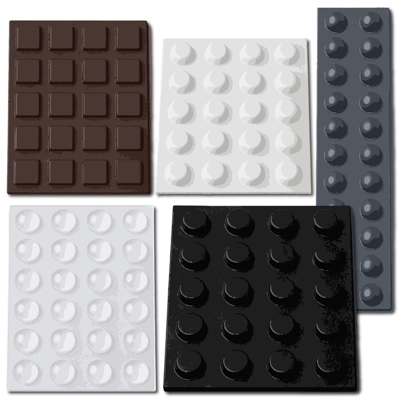 Bump Dots for Visually Impaired 106pc Combo Pack – Made in USA – Variety of C…
