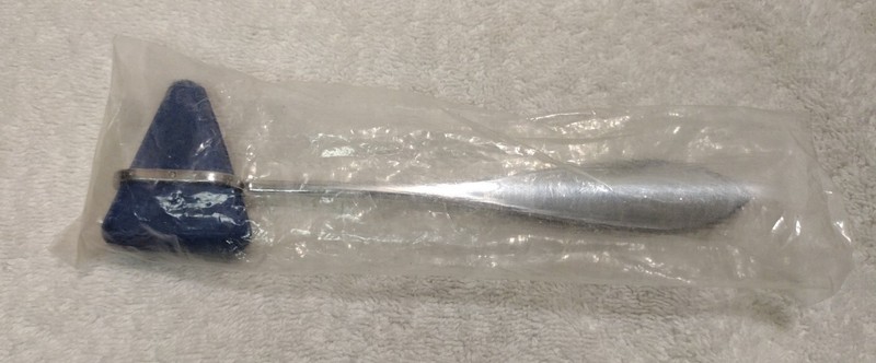 Rare Vtg ULTRAM Doctor’s Chrome and Rubber Reflex Hammer. 7.5″ Long. RARE!