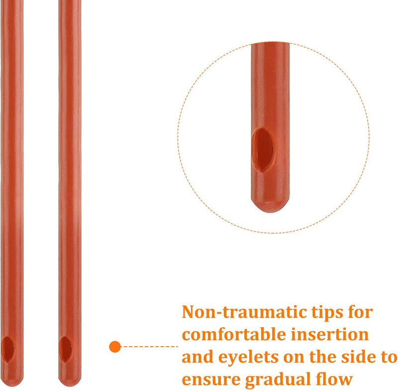 Tondiamo 10 Pieces 15 Inch X 18Fr Rubber Enema Tubes Colon Tubes for Coffee Enem gallery