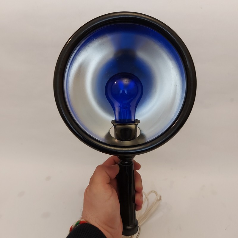 Vintage 1972 USSR Blue Light Therapy Medical Lamp Hand Reflector NOS + Box gallery