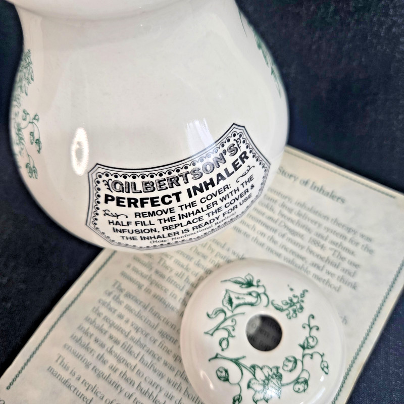 VINTAGE – Cermanic Nasal Inhaler – Medical Replica – Collectible – Eli Lilly