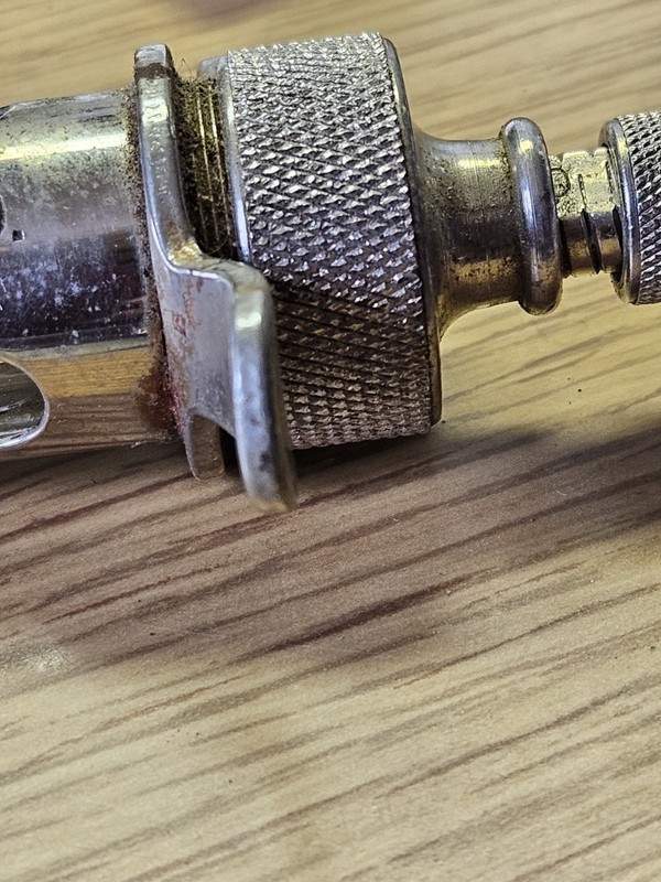 Vintage Veterinarian Syringe And Needle 10cc Metal And Glass gallery