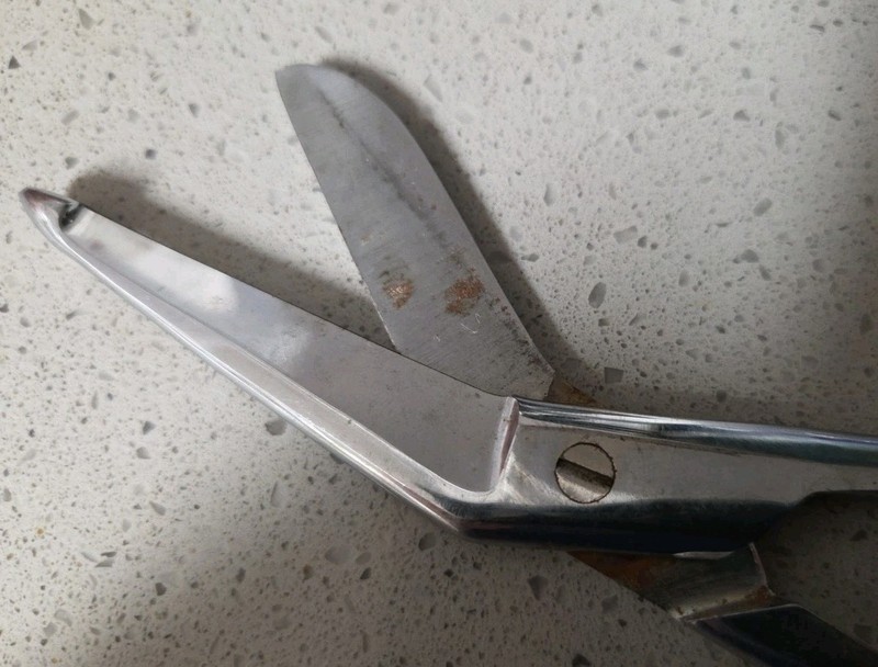 V. MUELLER SURGICAL 8" LISTER BANDAGE SCISSORS SU2008 XMJT GERMAN STAINLESS VTG gallery