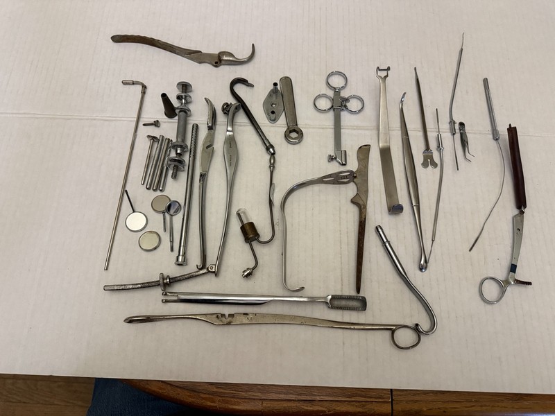 Vintage Medical Surgical and Specialty Instrument Large Lot 33 Parts