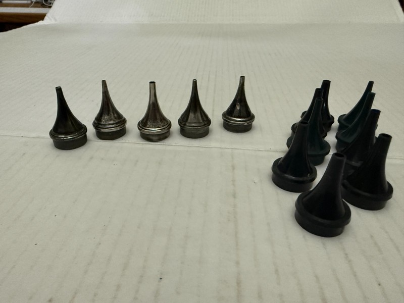 Vintage Otoscope Specula Lot of 14 ENT Doctor