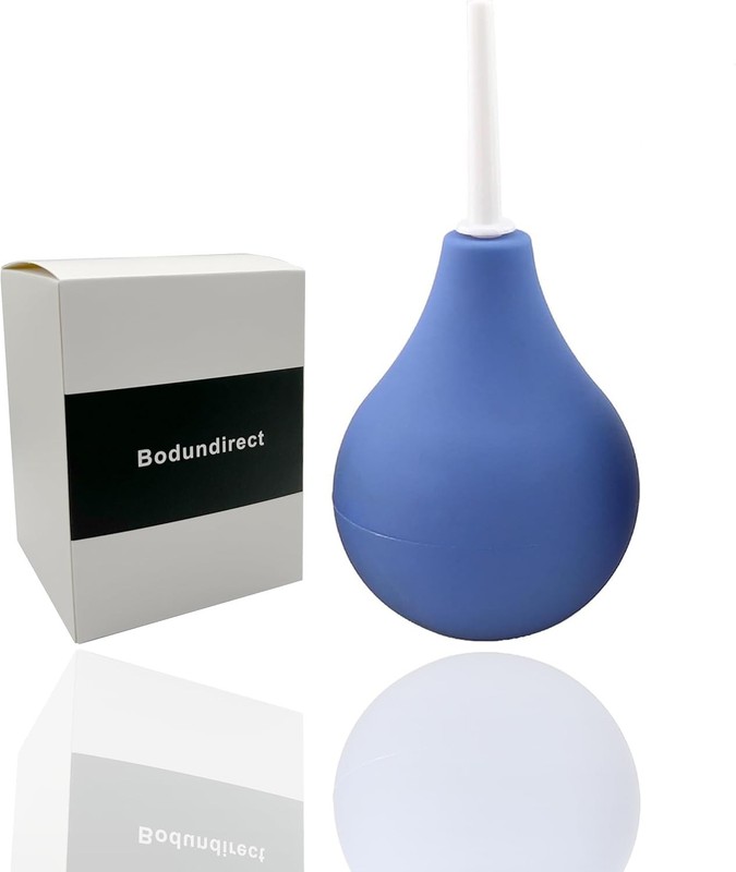 Anal Douche Enema Bulb Vaginal Cleaner for Women’s or Man’s Blue