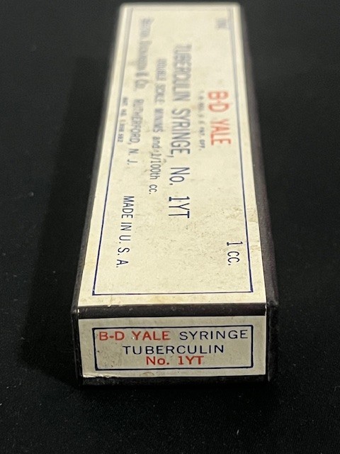 Becton Dickionson Tuberculin Syringe No. 1YT 1cc