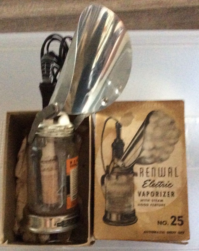 Renwal Electric Vaporizer No. 25 With Steam Hood Feature Vintage Collectible 193 gallery