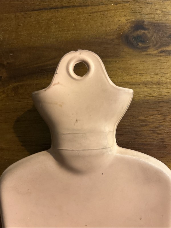 VTG This Little Piggie Went To Market Hot Water Bottle Pink Nostalgiacore gallery