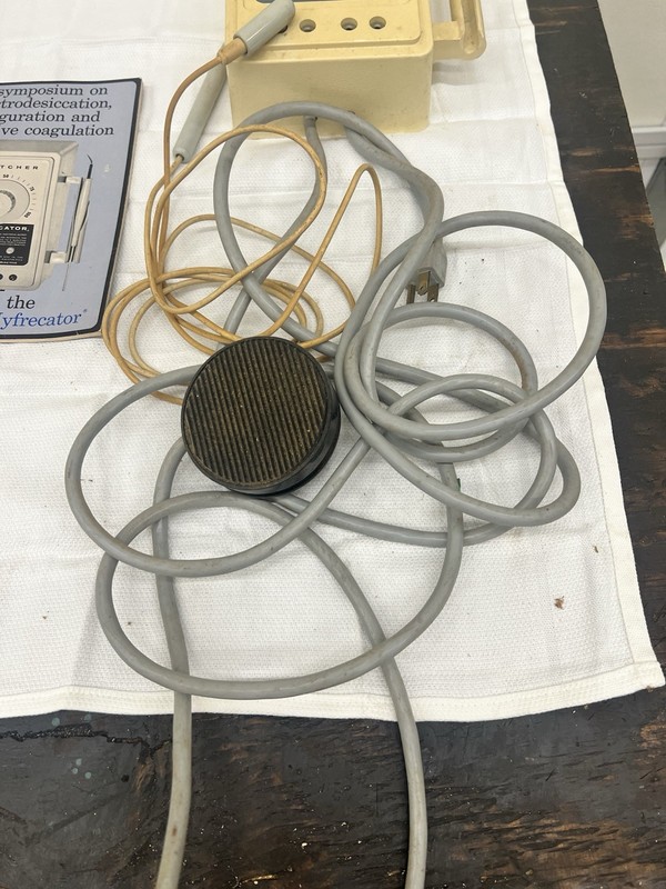 Vintage Birtcher Hyfractor. Electrosurgial Unit With Foot Pedal And Manual gallery