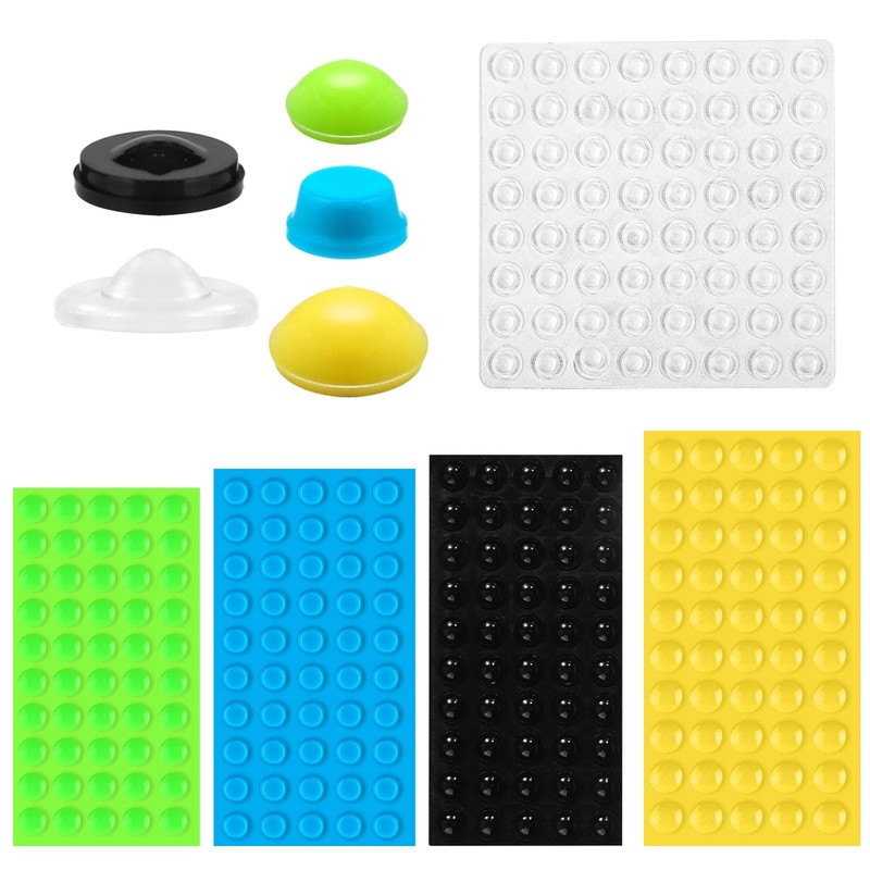 264pcs Bump Dots for Visually Impaired, Silicone Braille Stickers Dots Multip…