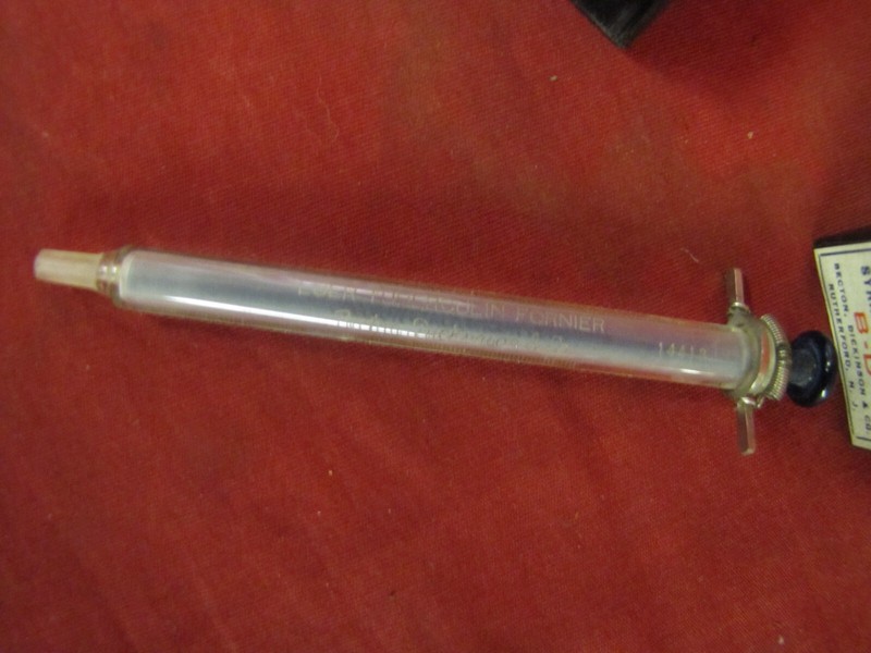 Antique Glass Becton, Dickinson & Co. X-Acto Syringe #4 gallery