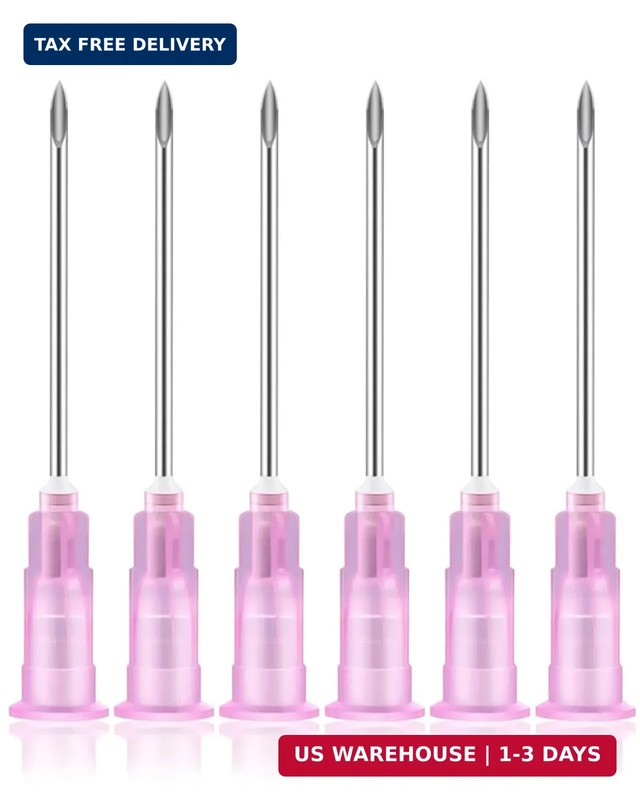 18 Gauge 1.5 Inch Needle, 100 Pack Luer Lock Individually Sealed Wrapped, Labs T