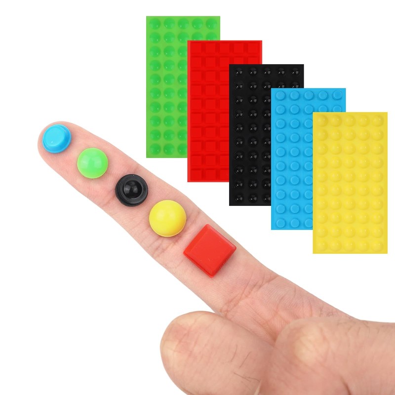 250pcs Bump Dots for Visually Impaired, Assorted Colors Sizes & Shapes Raised... gallery