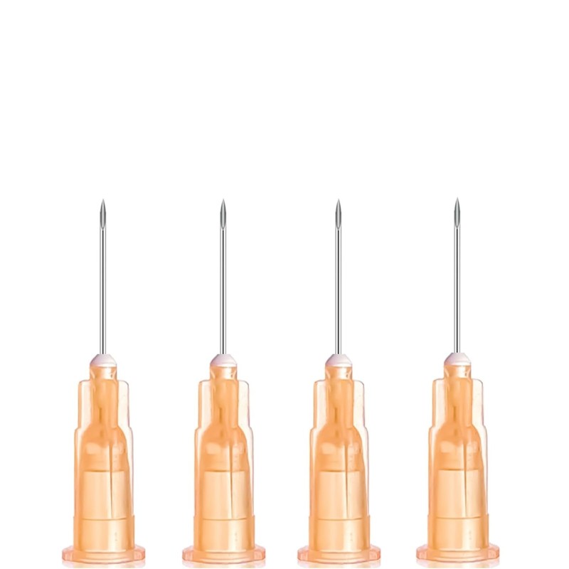 100Pcs 25 Gauge 5/8 Inch 16MM Needle Luer Lock Individual Package of Lab Tools