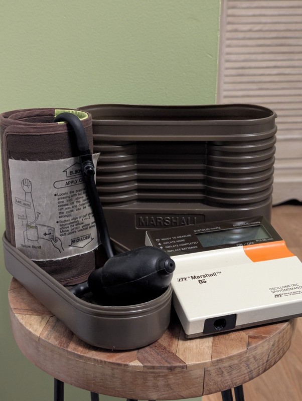 Military Blood Pressure Cuff Kit, Marshall Portable Field Medic Kit, Monitor.