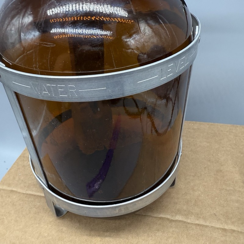 Vintage Kaz Electric Vaporizer No. 105 Tested Works Brown Glass Crackle Bottom gallery