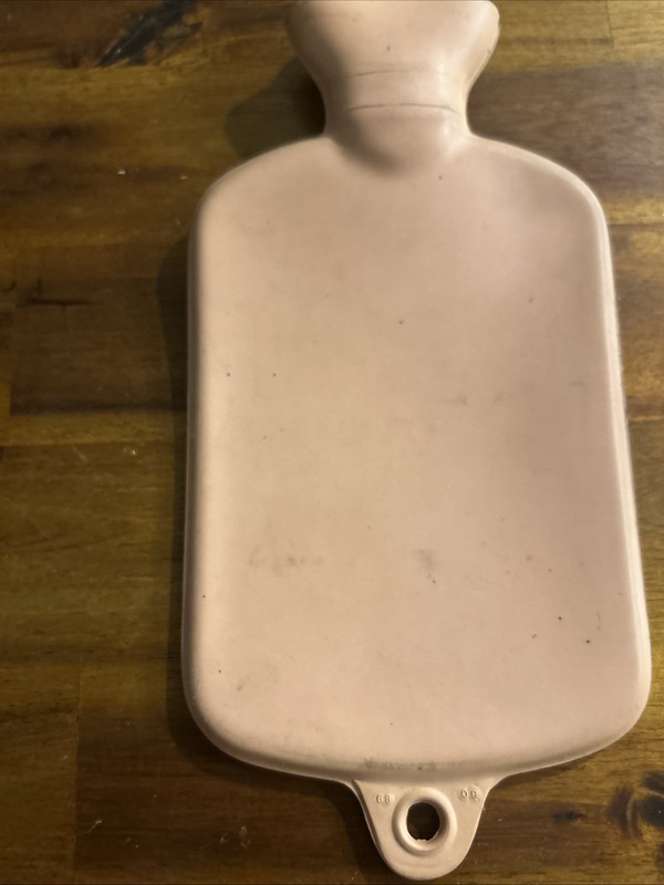 VTG This Little Piggie Went To Market Hot Water Bottle Pink Nostalgiacore gallery