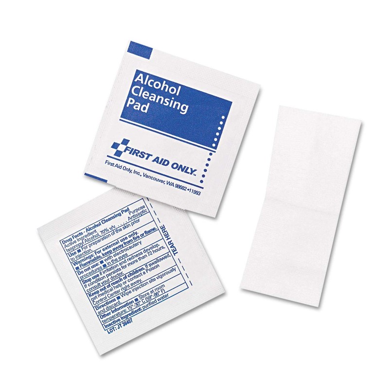 First Aid Only FAE-4001 Alcohol Cleansing Pads, 1 Count (Pack of 20), White gallery