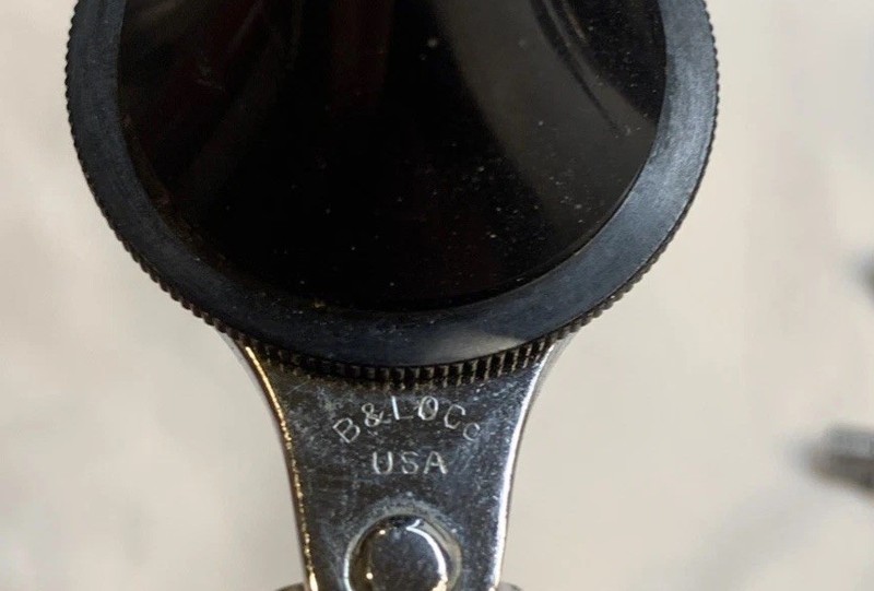 BAUSCH & LOMB CO USA Vintage Doctor's Otoscope Ophthalmoscope with Original Case gallery
