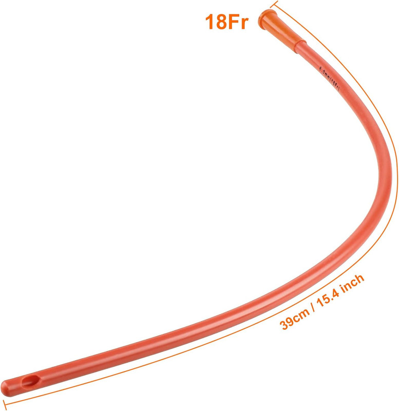 Tondiamo 10 Pieces 15 Inch X 18Fr Rubber Enema Tubes Colon Tubes for Coffee Enem gallery