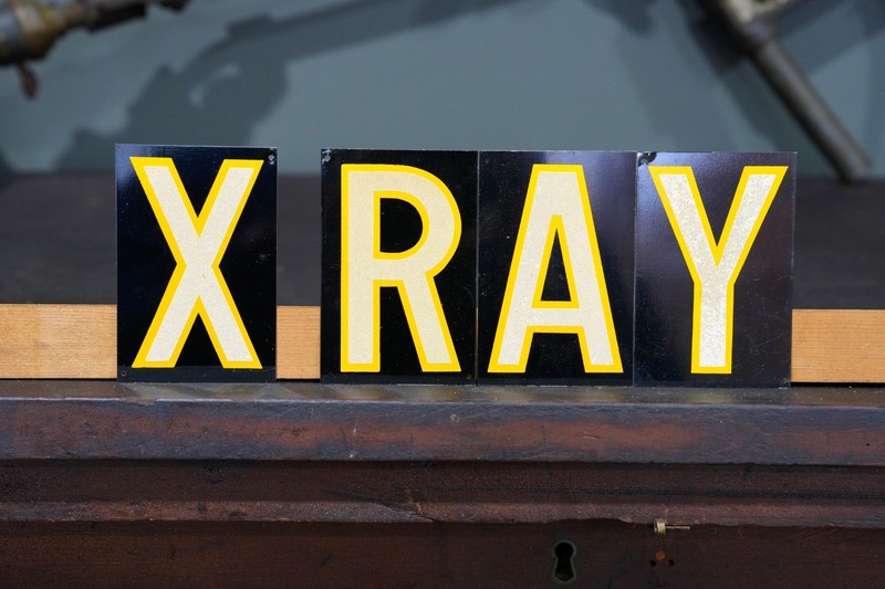 Vintage X Ray Medical Sign Surgical Device Store Display Oddity Dental gallery