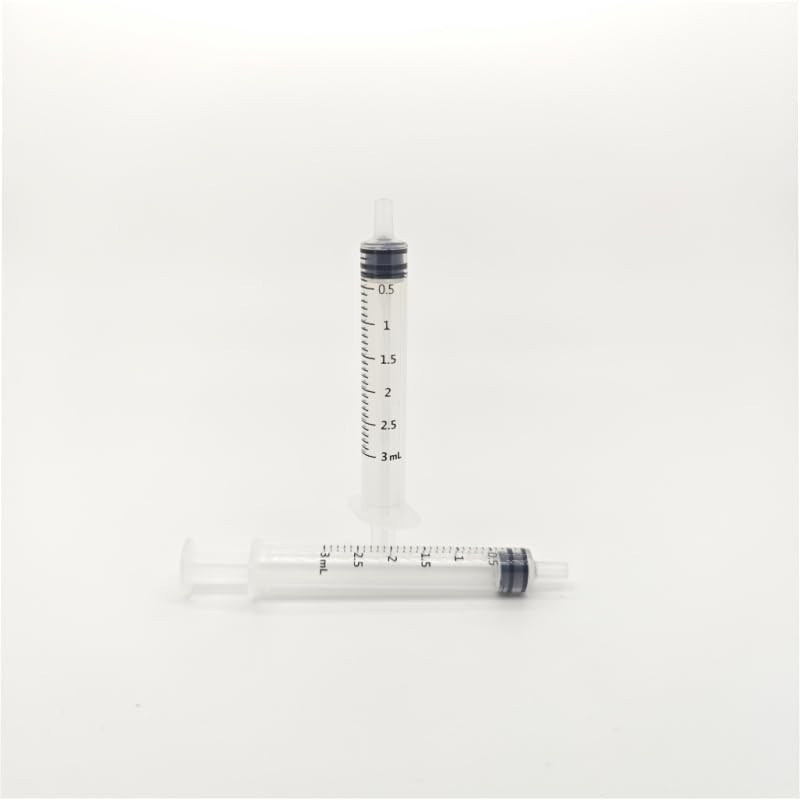 BH Supplies 3ml Luer Slip Tip Syringe - (No Needle) - Sterile, Clear gallery