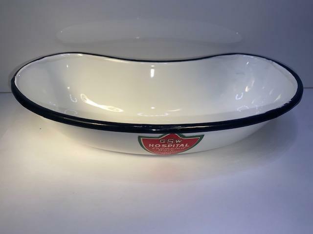 NOS 1960's GSW Canada Hospital Enameled Ware 9.5" Enamel Kidney Dish Tray gallery