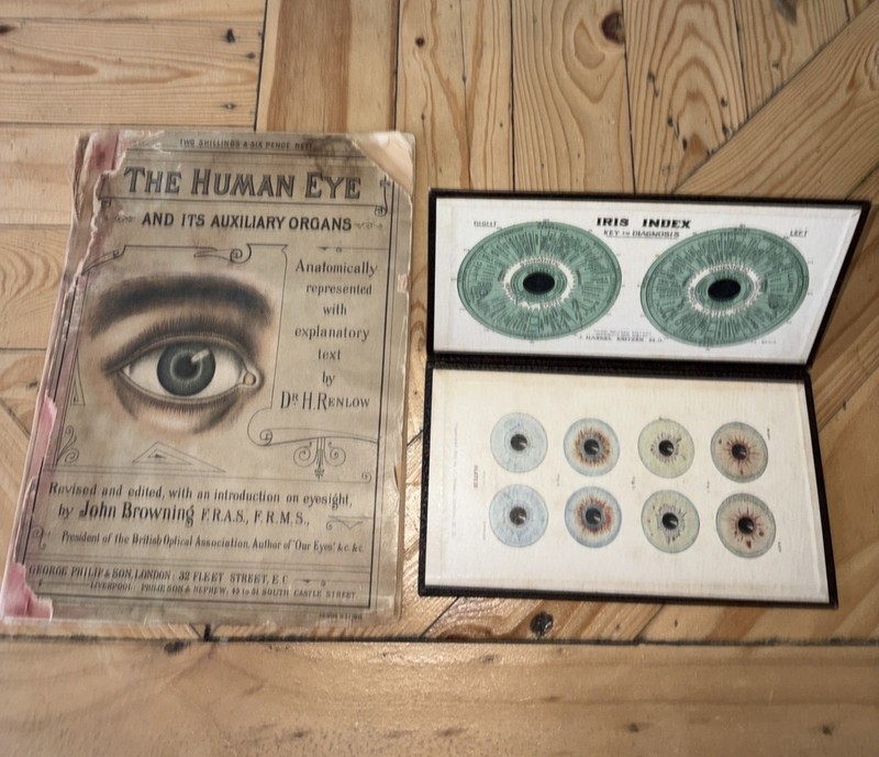 VTG Medical Booklet & Chart Ophthalmology Amazing Pieces Interest Frame Or View