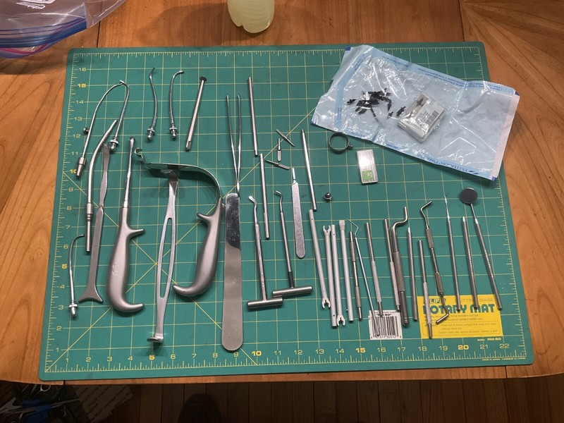 Nice Lot Of Medical Dental Tools Stainless Steel Some Marked