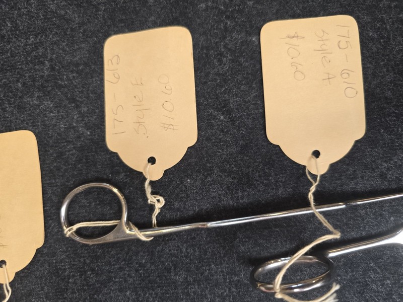 Rare Vintage Sklar USA Beck-Schenk Nerve Hook Set 4pc A-D w/ Original Tags gallery