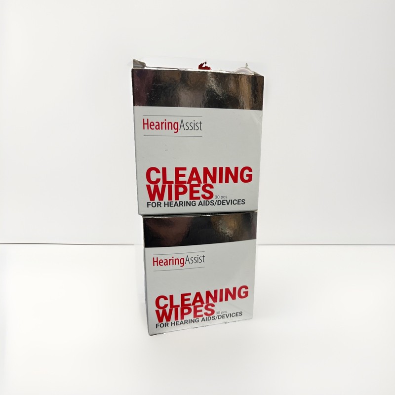(2) Hearing Assist Aid Wipes Individually Packaged For Hearing Devices Exp:4/26