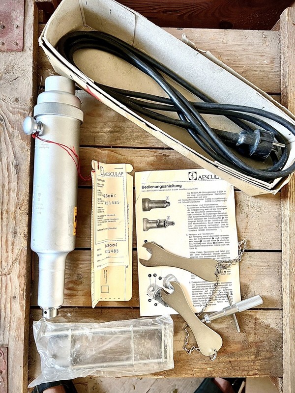 AESCULAP Bone Drill Motor medical Instrument 1960’s gallery