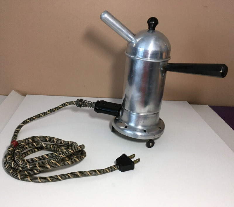 **Vintage MCM PRAK-T-KAL ELECTRIC VAPORIZER EARLY MODEL 101-A LEVITON CORD USA gallery