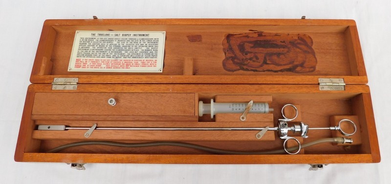 RARE VINTAGE PORTABLE THE TRUE LOVE – SALT BIOPSY INSTRUMENT by VANN BROS LONDON
