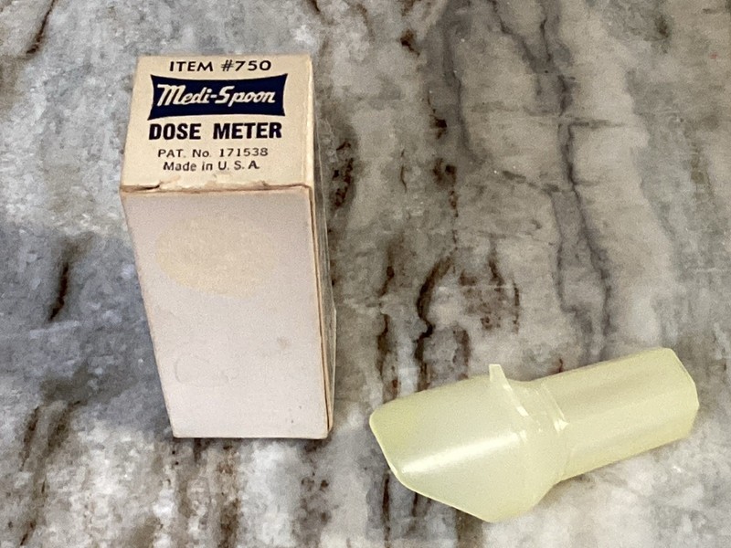 VTG Medi-Spoon Dose Meter In Original Box RARE #750-NOS gallery