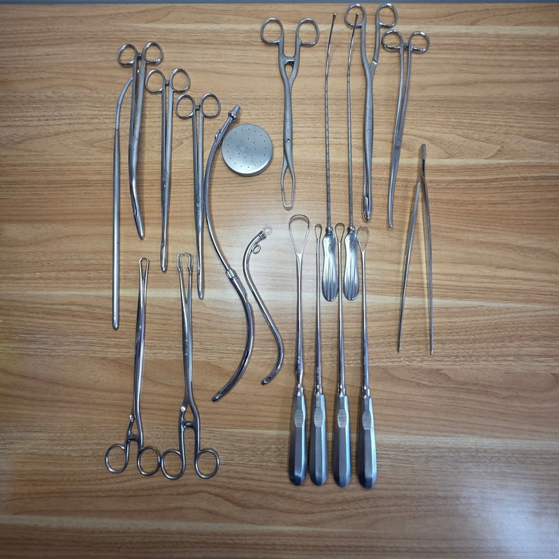 Rare WWII Era Aesculap Sterilcontainer Obstetric Surgical Instrument Set Medical gallery