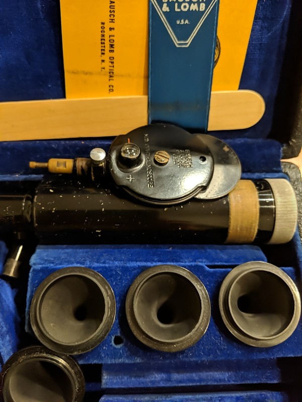 Vintage Bausch & Lomb Otoscope Dr. Eye & Ear Scope Tool with Case Medical gallery