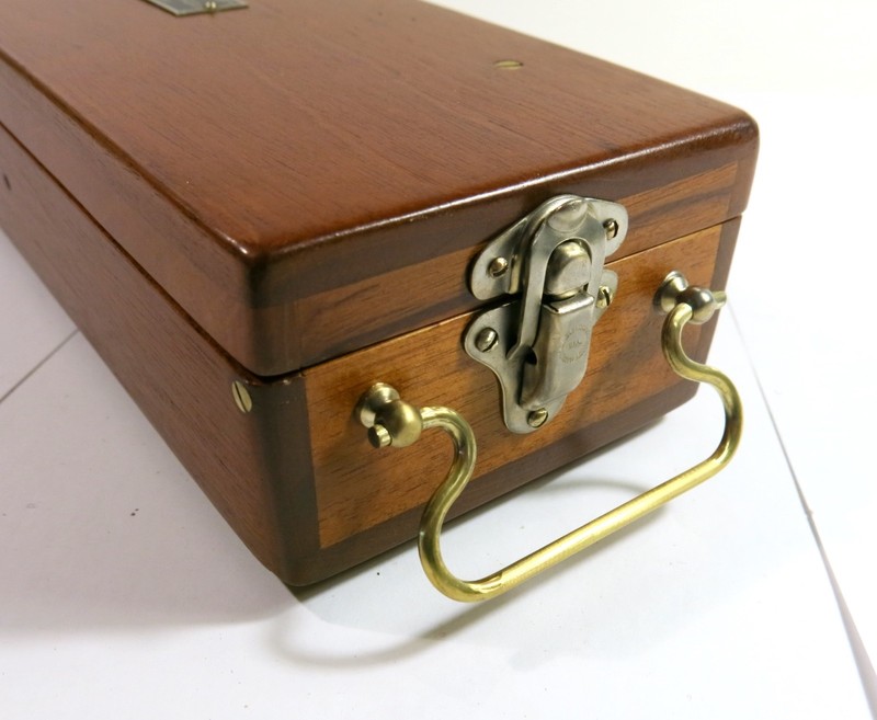 Antique Solid Mahogany Princo Sphygmomanometer Patent 1923 Repurposed Box gallery