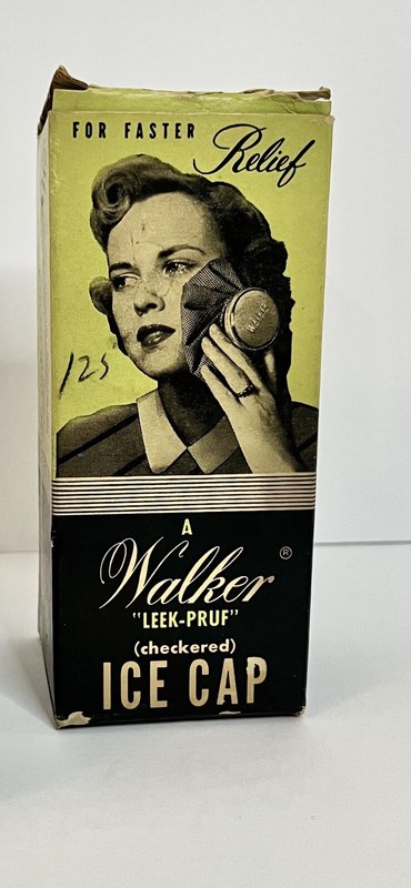 Vintage Walker Leek-Pruf 6" Checkered Ice Cap Pack Collectible Prop