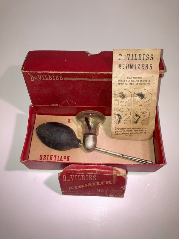 Antique DeVilbiss No 127 Nose and Throat Atomizer