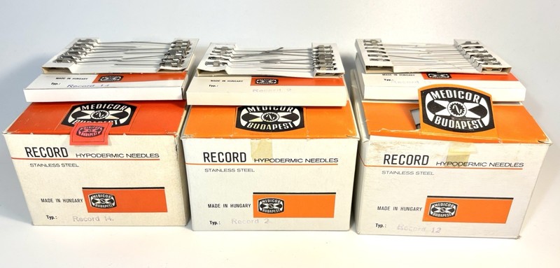 NEW Condition Vintage Medical Syringes Big Kit-LOT-All Size+3 Big Box Needles gallery