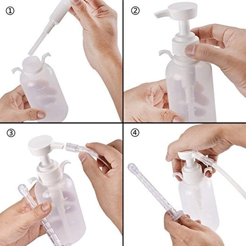 Vaginal Douche Cleansing System Female Syringe 4 Piece Set, As Picture gallery