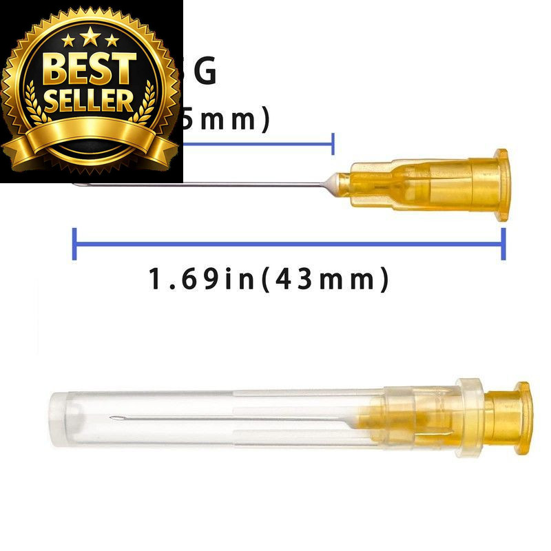 100Pack 25Ga 1 inch Needles(25mm) Luer Lock Lab Dispensing 25G 1 gallery