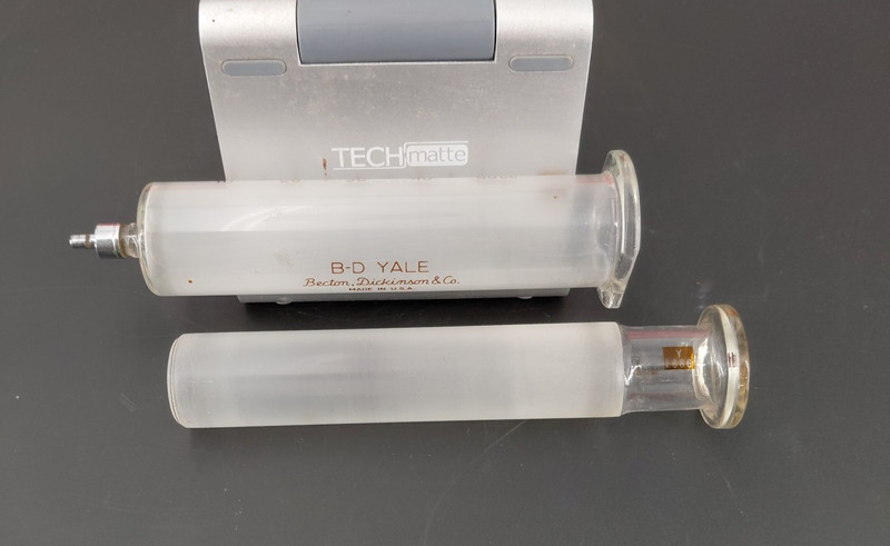B - D Yale Becton, Dickinson & Co. 50cc Glass Syringe gallery